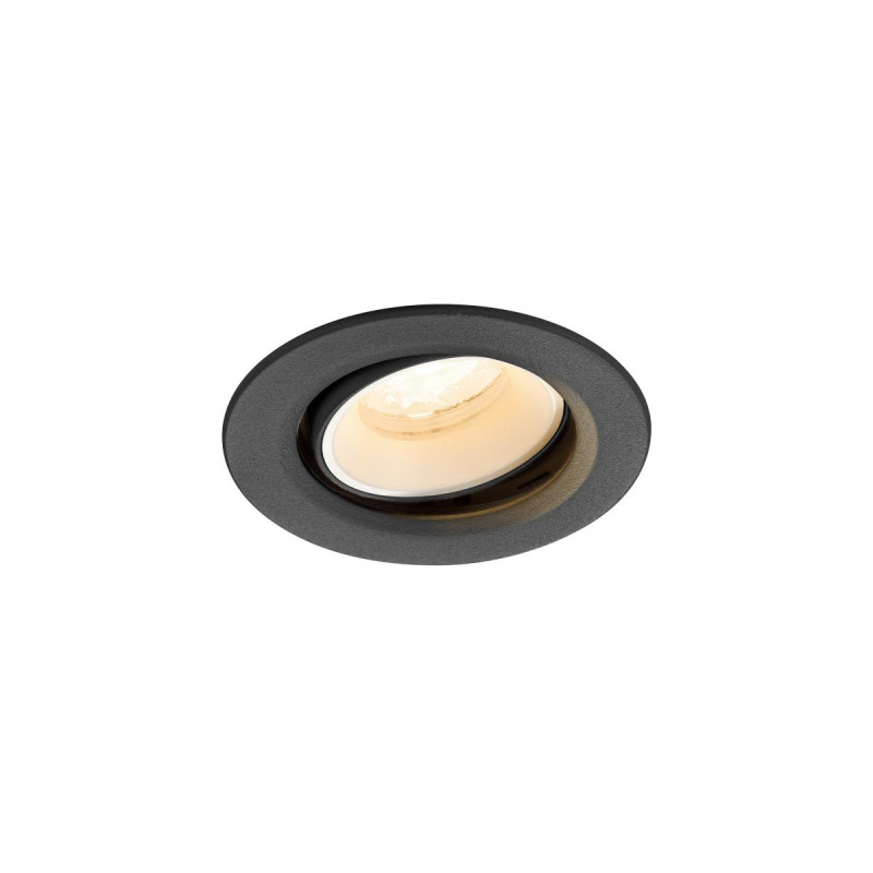 Spot encastré NUMINOS® MOVE XS intérieur 2700&nbsp;K 40° IP20 rond noir /blanc - SLV - 1009329