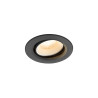 Spot encastré NUMINOS® MOVE XS intérieur 2700&nbsp;K 40° IP20 rond noir /blanc - SLV - 1009329