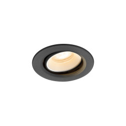 Spot encastré NUMINOS® MOVE XS intérieur 2700&nbsp;K 55° IP20 rond noir /blanc - SLV - 1009332