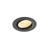 Spot encastré NUMINOS® MOVE XS intérieur 3000&nbsp;K 20° IP20 rond noir /blanc - SLV - 1009344