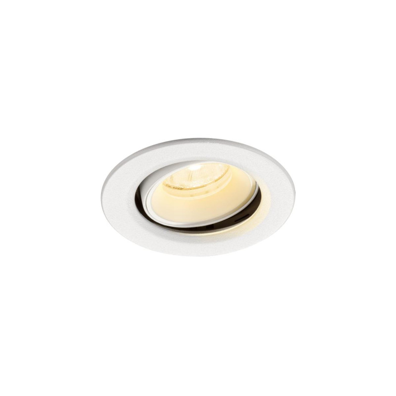 Spot encastré NUMINOS® MOVE XS intérieur 3000&nbsp;K 20° IP20 rond blanc - SLV - 1009353