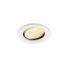 Spot encastré NUMINOS® MOVE XS intérieur 4000&nbsp;K 20° IP20 rond blanc - SLV - 1009371