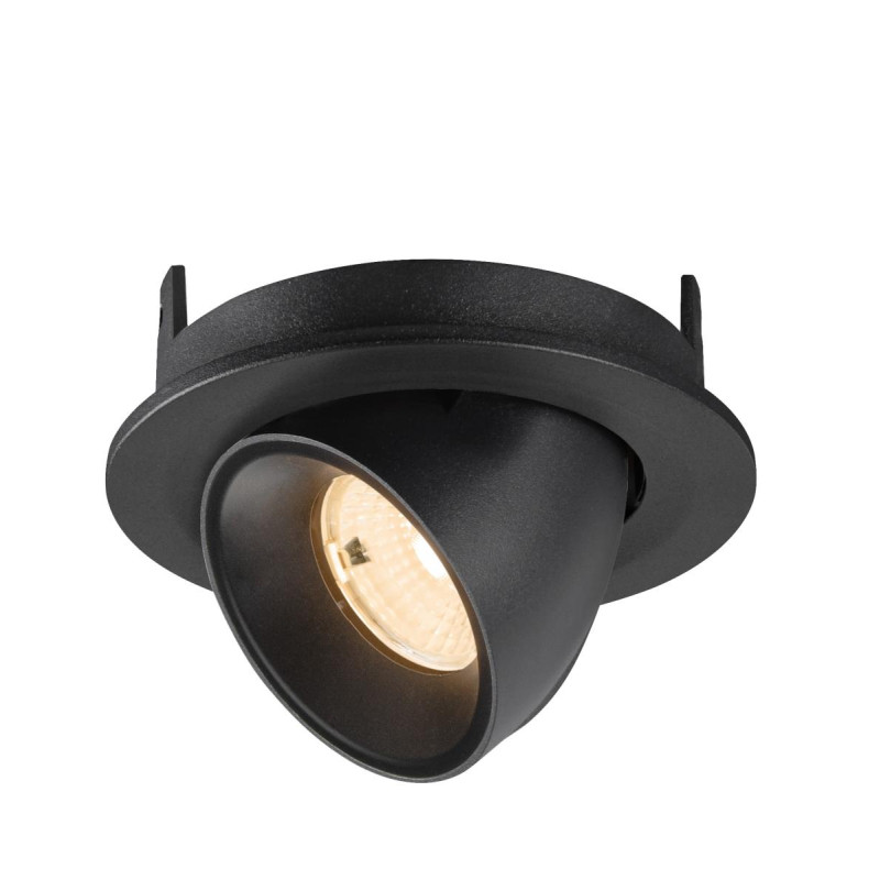 Spot encastré NUMINOS® GIMBLE S intérieur 2700&nbsp;K 55° IP20 rond noir - SLV - 1009385
