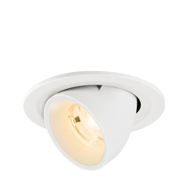 Spot encastré NUMINOS® GIMBLE S intérieur 2700&nbsp;K 20° IP20 rond blanc - SLV - 1009389