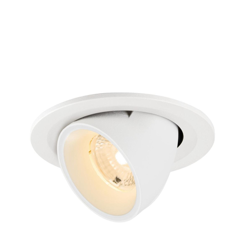 Spot encastré NUMINOS® GIMBLE S intérieur 2700&nbsp;K 40° IP20 rond blanc - SLV - 1009392