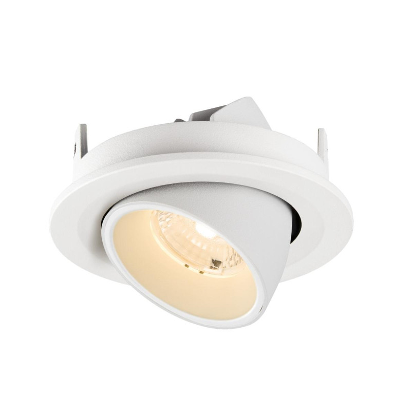 Spot encastré NUMINOS® GIMBLE S intérieur 2700&nbsp;K 40° IP20 rond blanc - SLV - 1009392