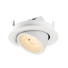 Spot encastré NUMINOS® GIMBLE S intérieur 2700&nbsp;K 55° IP20 rond blanc - SLV - 1009395