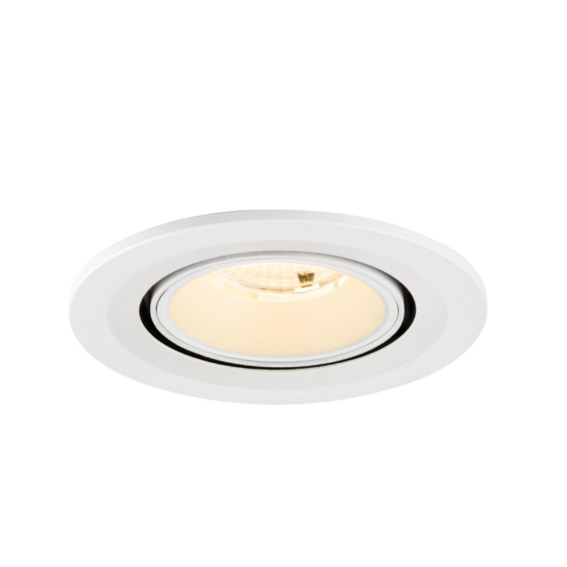Spot encastré NUMINOS® GIMBLE S intérieur 2700&nbsp;K 55° IP20 rond blanc - SLV - 1009395