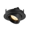 Spot encastré NUMINOS® GIMBLE S intérieur 3000&nbsp;K 40° IP20 rond noir - SLV - 1009400