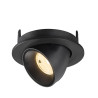 Spot encastré NUMINOS® GIMBLE S intérieur 3000&nbsp;K 55° IP20 rond noir - SLV - 1009403