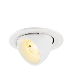 Spot encastré NUMINOS® GIMBLE S intérieur 3000&nbsp;K 20° IP20 rond blanc - SLV - 1009407