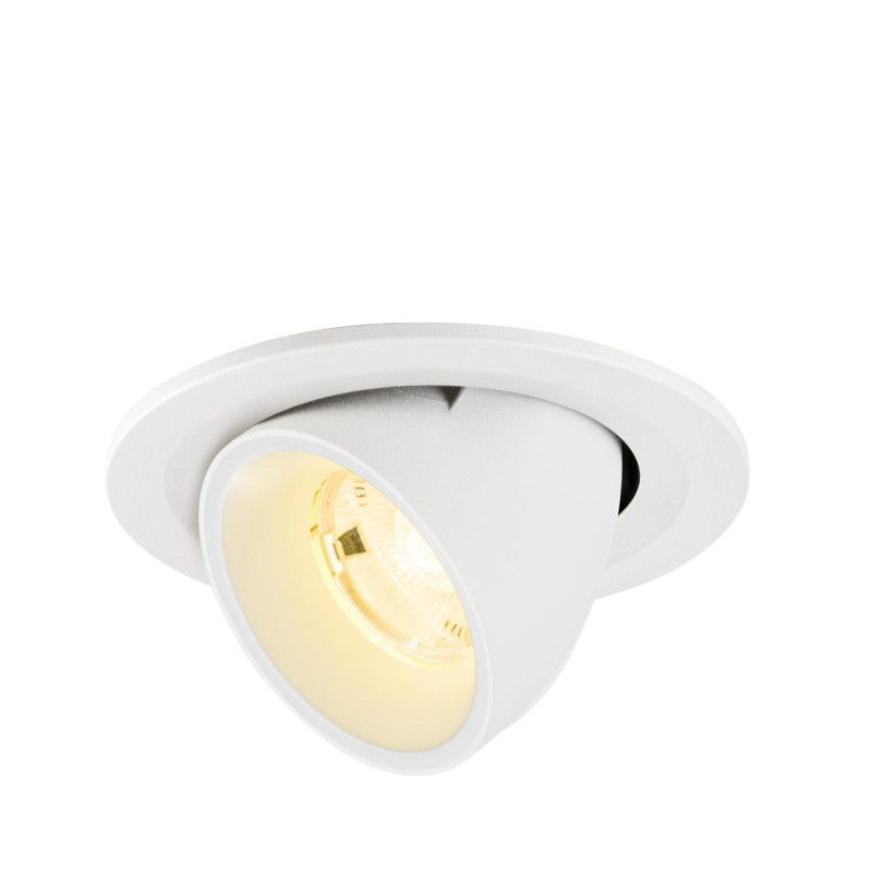 Spot encastré NUMINOS® GIMBLE S intérieur 3000&nbsp;K 20° IP20 rond blanc - SLV - 1009407
