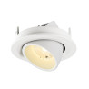 Spot encastré NUMINOS® GIMBLE S intérieur 3000&nbsp;K 40° IP20 rond blanc - SLV - 1009410
