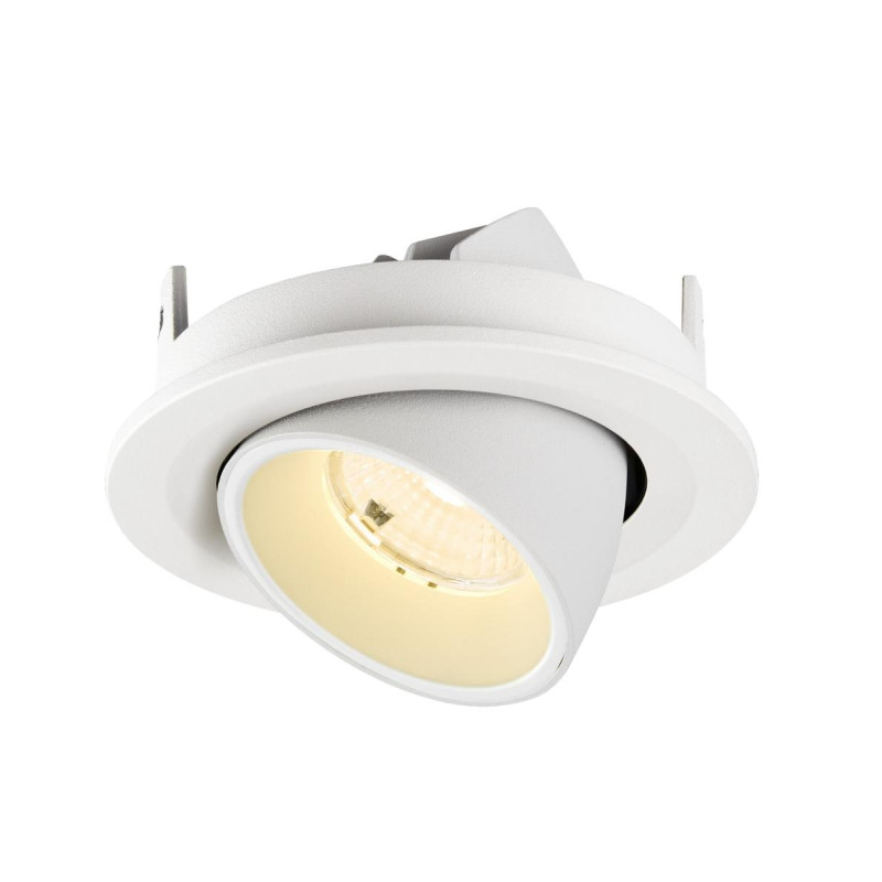 Spot encastré NUMINOS® GIMBLE S intérieur3000&nbsp;K 55° IP20 rond blanc - SLV - 1009413