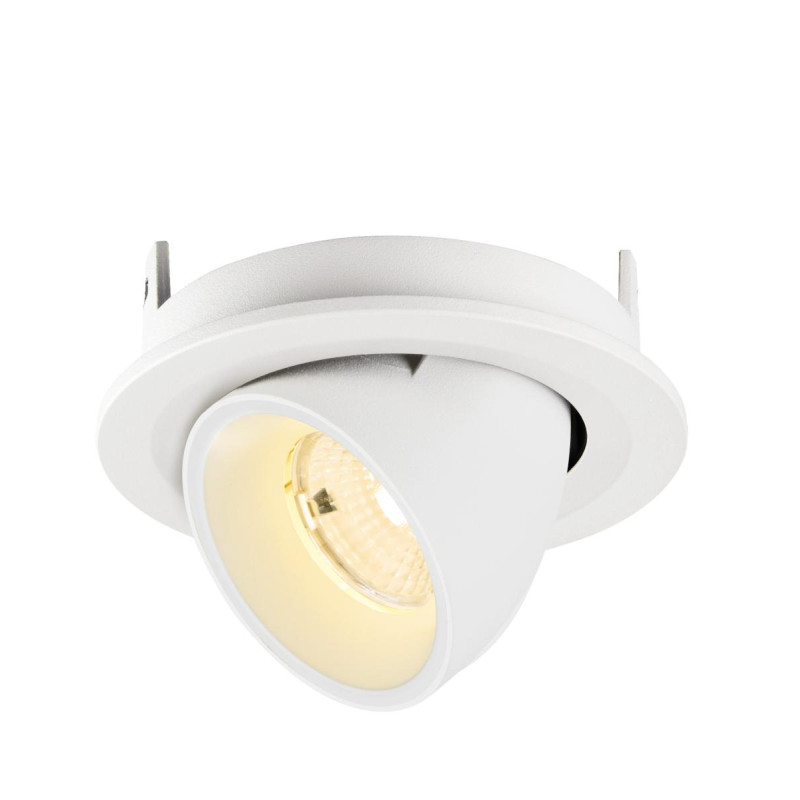 Spot encastré NUMINOS® GIMBLE S intérieur3000&nbsp;K 55° IP20 rond blanc - SLV - 1009413