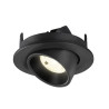 Spot encastré NUMINOS® GIMBLE S intérieur 4000&nbsp;K 20° IP20 rond noir - SLV - 1009415