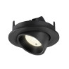 Spot encastré NUMINOS® GIMBLE S intérieur 4000&nbsp;K 40° IP20 rond noir - SLV - 1009418