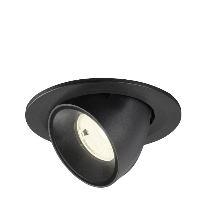 Spot encastré NUMINOS® GIMBLE S intérieur 4000&nbsp;K 55° IP20 rond noir - SLV - 1009421