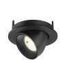 Spot encastré NUMINOS® GIMBLE S intérieur 4000&nbsp;K 55° IP20 rond noir - SLV - 1009421