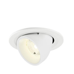 Spot encastré NUMINOS® GIMBLE S intérieur 4000&nbsp;K 40° IP20 rond blanc - SLV - 1009428