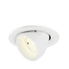 Spot encastré NUMINOS® GIMBLE S intérieur4000&nbsp;K 55° IP20 rond blanc - SLV - 1009431
