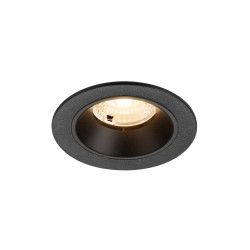 Spot encastré NUMINOS® S intérieur 2700&nbsp;K 40° IP20 rond noir - SLV - 1009436