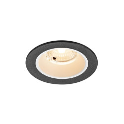 Spot encastré NUMINOS® S intérieur 2700&nbsp;K 40° IP20 rond noir / blanc - SLV - 1009437