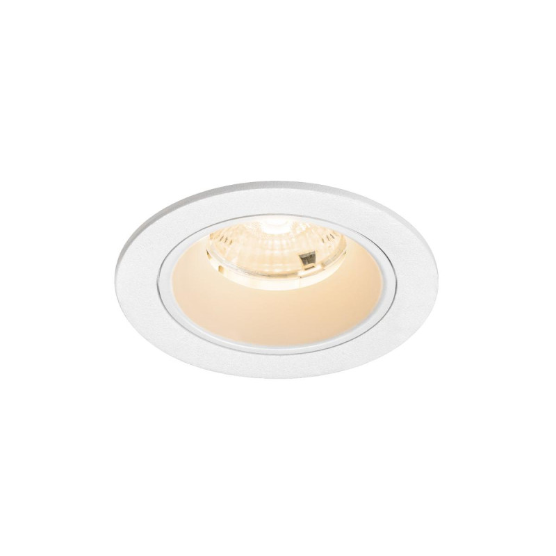 Spot encastré NUMINOS® S intérieur 2700&nbsp;K 55° IP20 rond blanc - SLV - 1009449