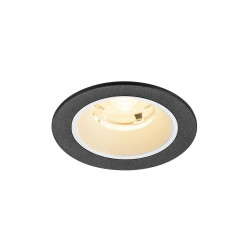 Spot encastré NUMINOS® S intérieur 3000&nbsp;K 20° IP20 rond noir / blanc - SLV - 1009452