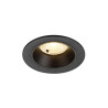 Spot encastré NUMINOS® S intérieur 3000&nbsp;K 40° IP20 rond noir - SLV - 1009454