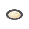 Spot encastré NUMINOS® S intérieur 3000&nbsp;K 55° IP20 rond noir / blanc - SLV - 1009458