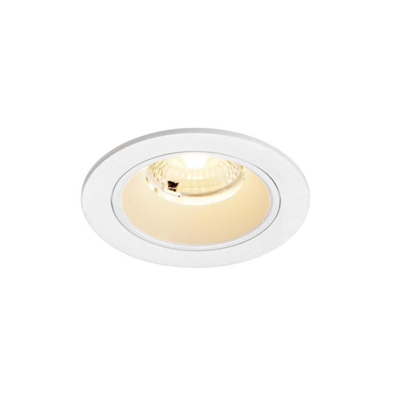 Spot encastré NUMINOS® S intérieur 3000&nbsp;K 40° IP20 rond blanc - SLV - 1009464