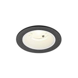 Spot encastré NUMINOS® S intérieur 4000&nbsp;K 20° IP20 rond noir / blanc - SLV - 1009470