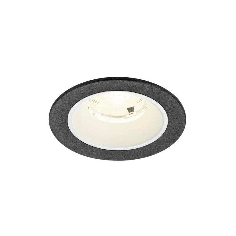 Spot encastré NUMINOS® S intérieur 4000&nbsp;K 20° IP20 rond noir / blanc - SLV - 1009470