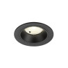 Spot encastré NUMINOS® S intérieur 4000&nbsp;K 40° IP20 rond noir - SLV - 1009472
