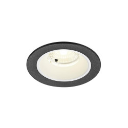 Spot encastré NUMINOS® S intérieur 4000&nbsp;K 40° IP20 rond noir / blanc - SLV - 1009473