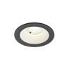 Spot encastré NUMINOS® S intérieur 4000&nbsp;K 40° IP20 rond noir / blanc - SLV - 1009473