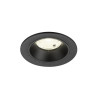 Spot encastré NUMINOS® S intérieur 4000&nbsp;K 55° IP20 rond noir - SLV - 1009475
