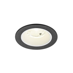 Spot encastré NUMINOS® S intérieur 4000&nbsp;K 55° IP20 rond noir / blanc - SLV - 1009476