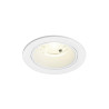 Spot encastré NUMINOS® S intérieur 4000&nbsp;K 20° IP20 rond blanc - SLV - 1009479