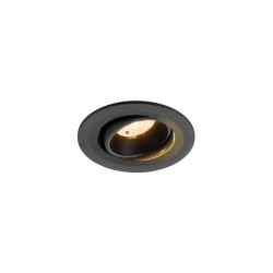 Spot encastré NUMINOS® MOVE S intérieur 2700&nbsp;K 40° IP20 rond noir - SLV - 1009490