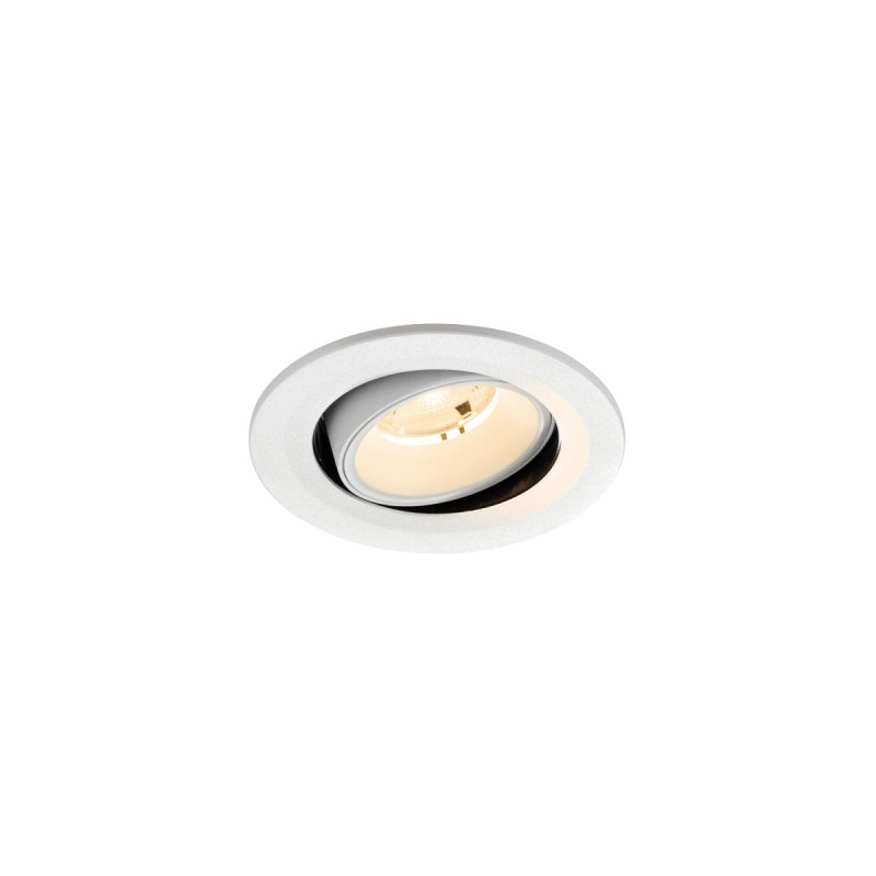 Spot encastré NUMINOS® MOVE S intérieur 2700&nbsp;K 20° IP20 rond blanc - SLV - 1009497