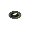 Spot encastré NUMINOS® MOVE S intérieur 3000&nbsp;K 20° IP20 rond noir - SLV - 1009505