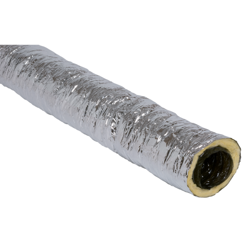 6m Conduit souple isolé ép.25mm ⌀100 - Algaine Isolée D100 - 11091620 ALDES - 11091620