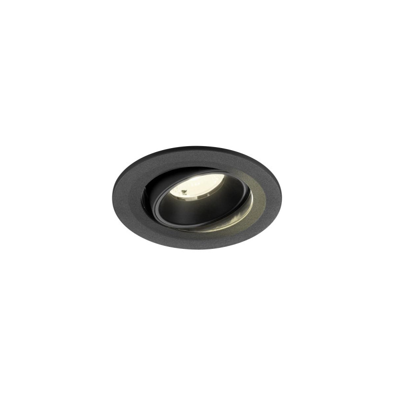 Spot encastré NUMINOS® MOVE S intérieur 4000&nbsp;K 40° IP20 rond noir - SLV - 1009526