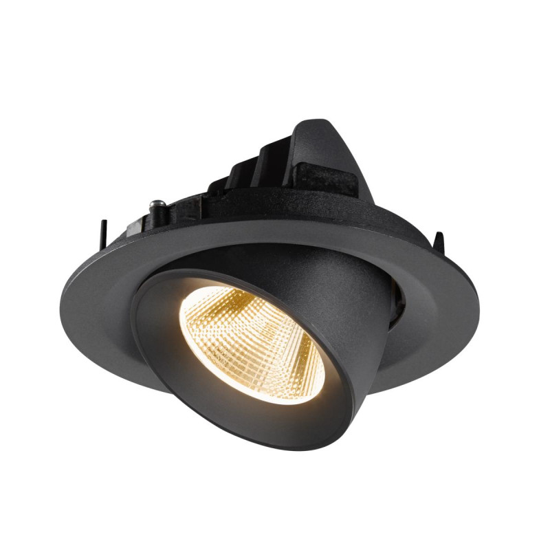 Spot encastré NUMINOS® GIMBLE M intérieur 2700&nbsp;K 20° noir - SLV - 1009541