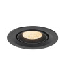 Spot encastré NUMINOS® GIMBLE M intérieur 2700&nbsp;K 40° noir - SLV - 1009544