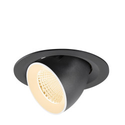 Spot encastré NUMINOS® GIMBLE M intérieur 2700&nbsp;K 40° noir / blanc - SLV - 1009545