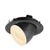 Spot encastré NUMINOS® GIMBLE M intérieur 2700&nbsp;K 40° noir / blanc - SLV - 1009545