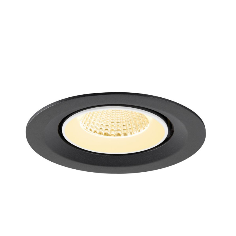 Spot encastré NUMINOS® GIMBLE M intérieur 3000&nbsp;K 40° noir / blanc - SLV - 1009563